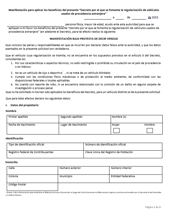 DOF Diario Oficial de la Federación